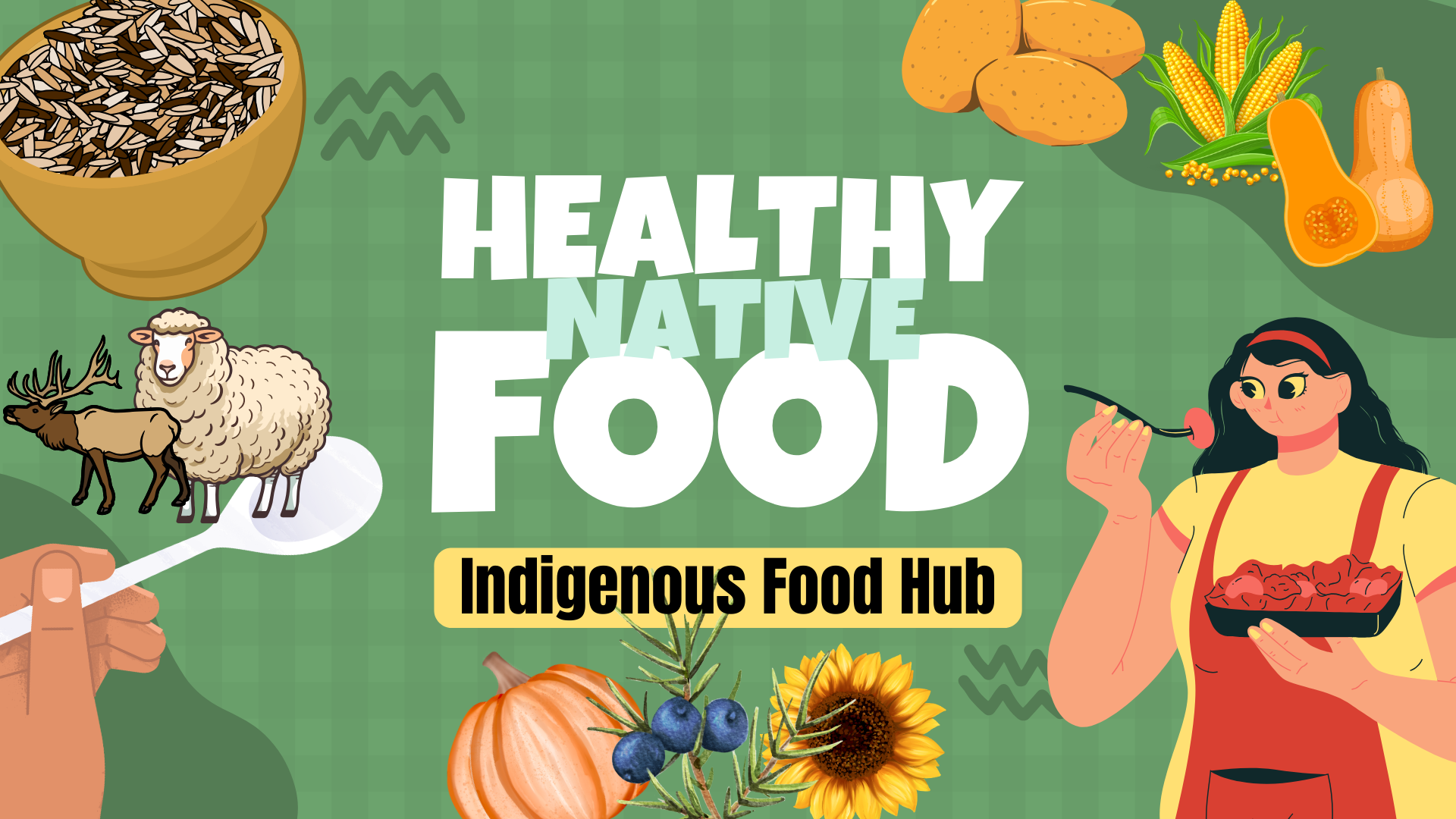 indigenous food hub sign