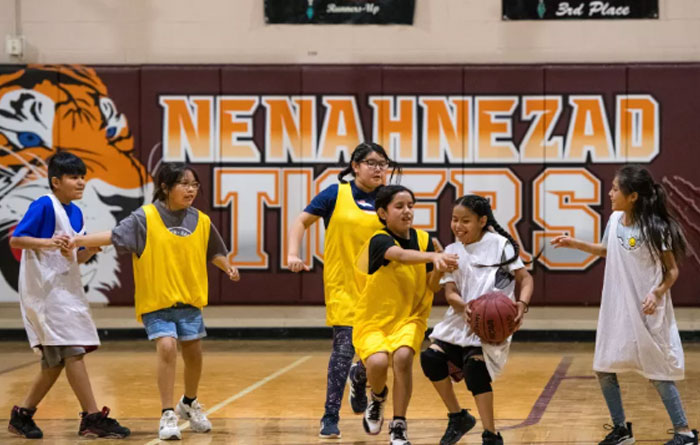 Nenahnezad Community School Brings Families Together with Basketball Tournament
