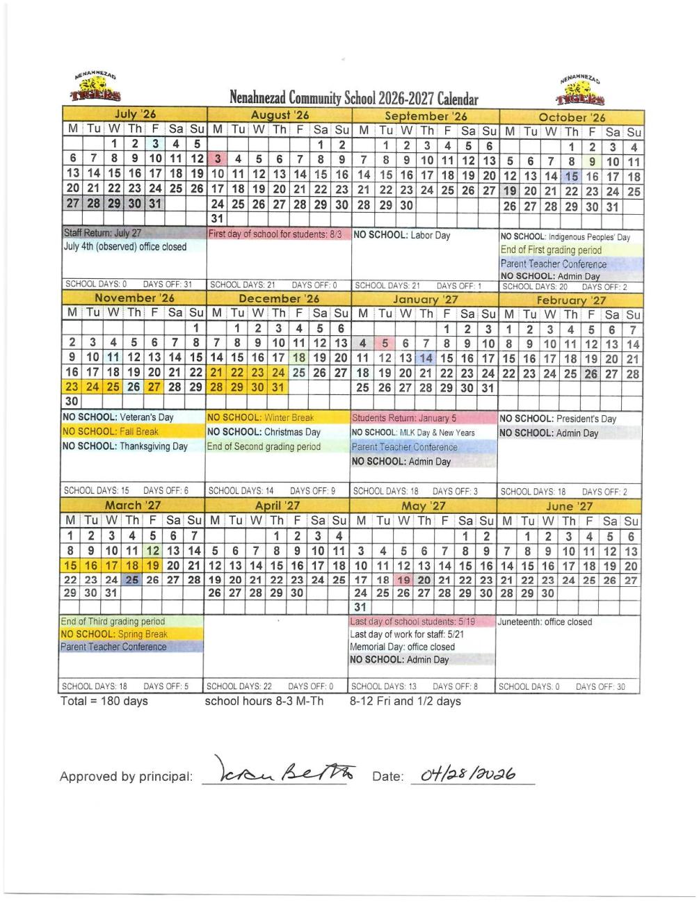 image of a calendar